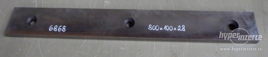 Sada nožů do strojních nůžek 800x100x28mm (6731.) - foto 3
