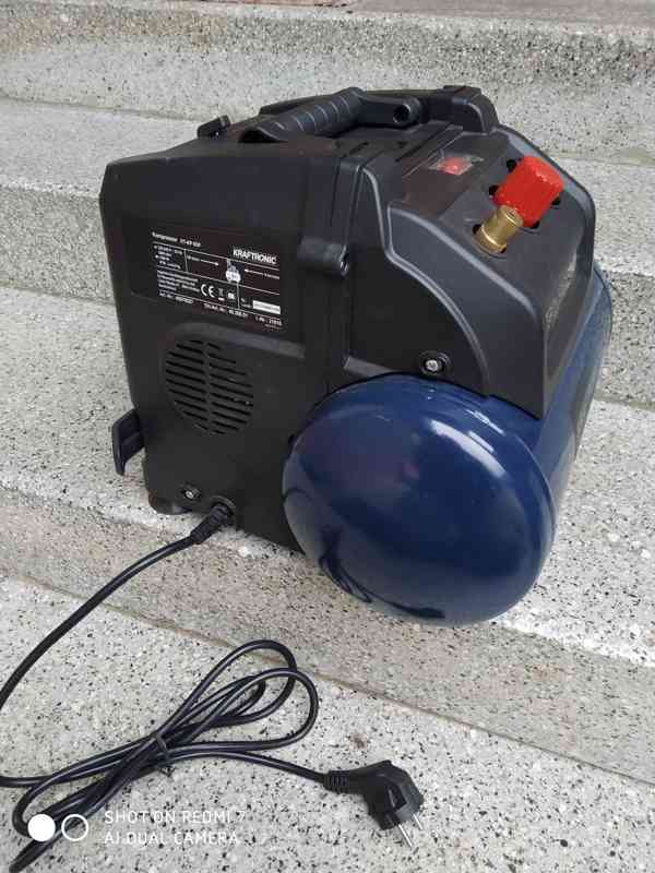 Prodám NEPOUŽITÝ Bezolejový kompresor KRAFTRONIC KT-KP 6 OF  - foto 3
