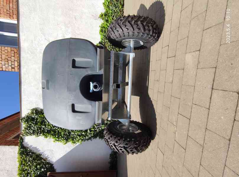 SLEVA – Přívěsný vozík s nádrží cisternou na vodu 400 litrů - foto 5