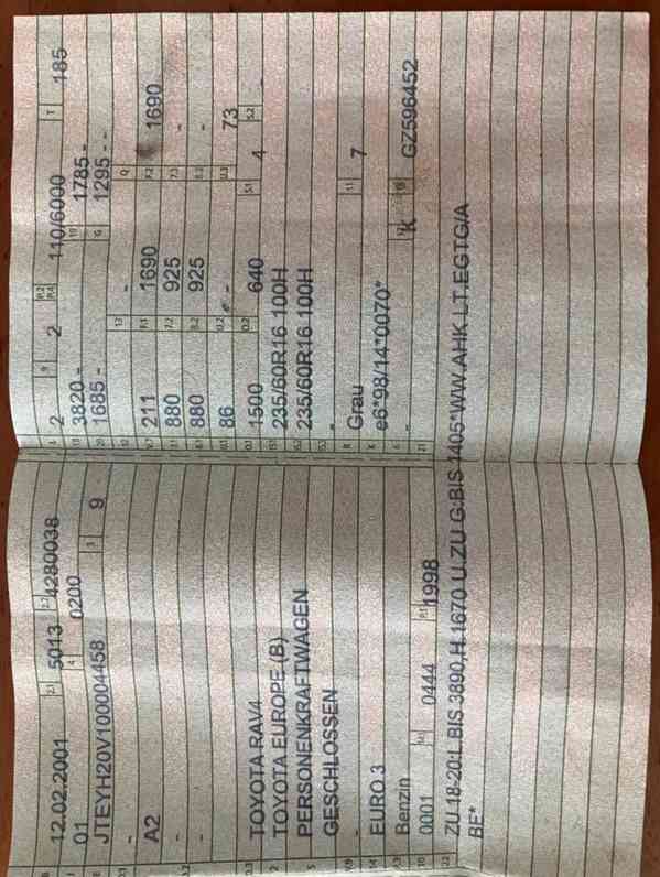 Toyota RAV 4 2,0i benzín 110kw - foto 8