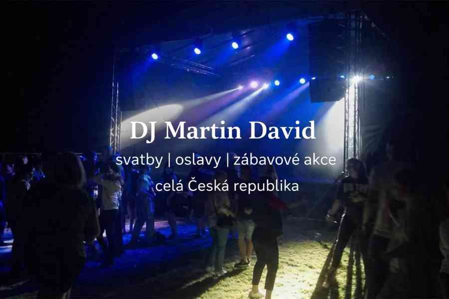 dj Martin David svatby oslavy