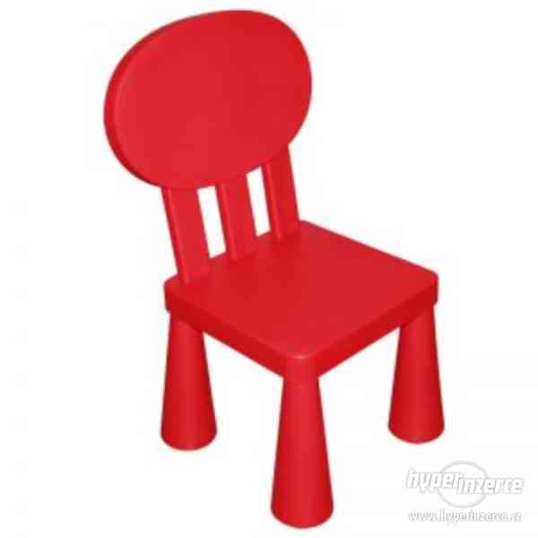 Dětská plastová židle - foto 1