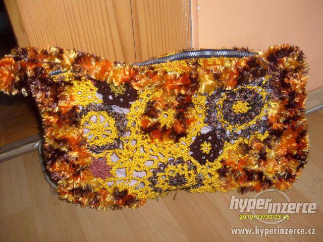 HÁČKOVANÁ KABELKA-SLEVA ! - foto 2