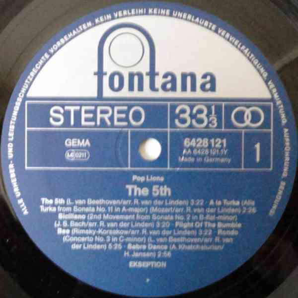 Ekseption ‎– The 5th  (LP)  - foto 3