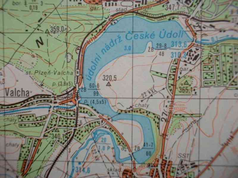 Vojenská profesionální tajná mapa Plzeňska - foto 9