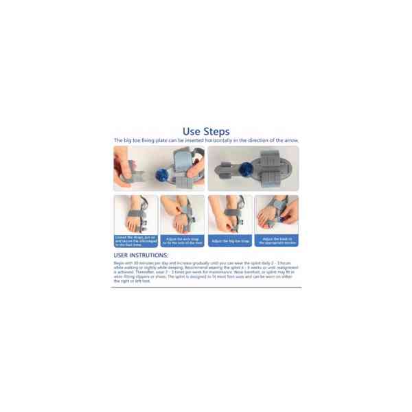 Ortéza na vbočený palec s rotačním nastavením Hallux Valgus  - foto 3