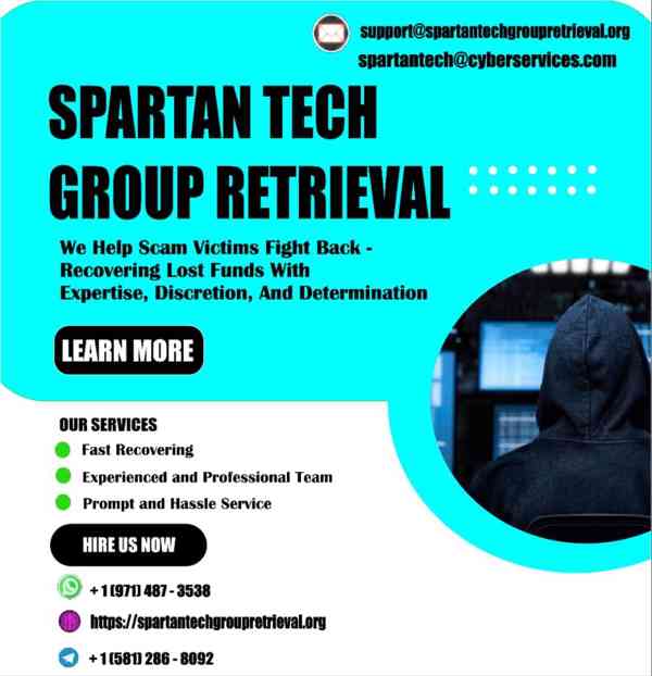 CRYPTO RECOVERY SERVICE :SPARTAN TECH GROUP RETRIEVAL - foto 2