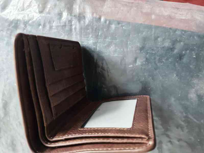 NOVÁ KOŽENÁ PENĚŽENKA - foto 3