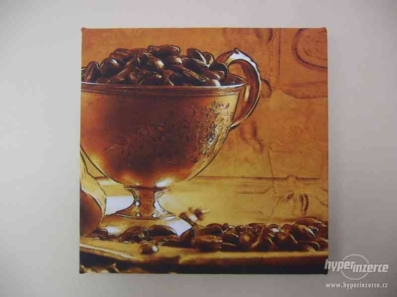 Trojdílný obraz - káva, do kuchyně - 90 x 30 cm - foto 3
