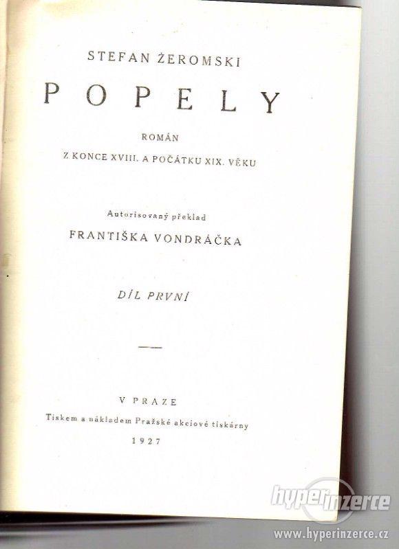 Popely  -  Stefan Żeromski - 1. vydání - 1927 - foto 2