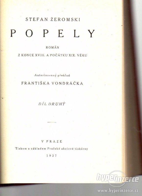 Popely  -  Stefan Żeromski - 1. vydání - 1927 - foto 3