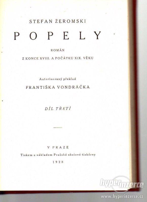 Popely  -  Stefan Żeromski - 1. vydání - 1927 - foto 4