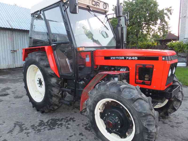 TRAKTOR ZETOR 7245 - VELMI DOBRÝ a UDRŽOVANÝ STAV - foto 1