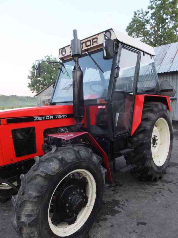 TRAKTOR ZETOR 7245 - VELMI DOBRÝ a UDRŽOVANÝ STAV - foto 2