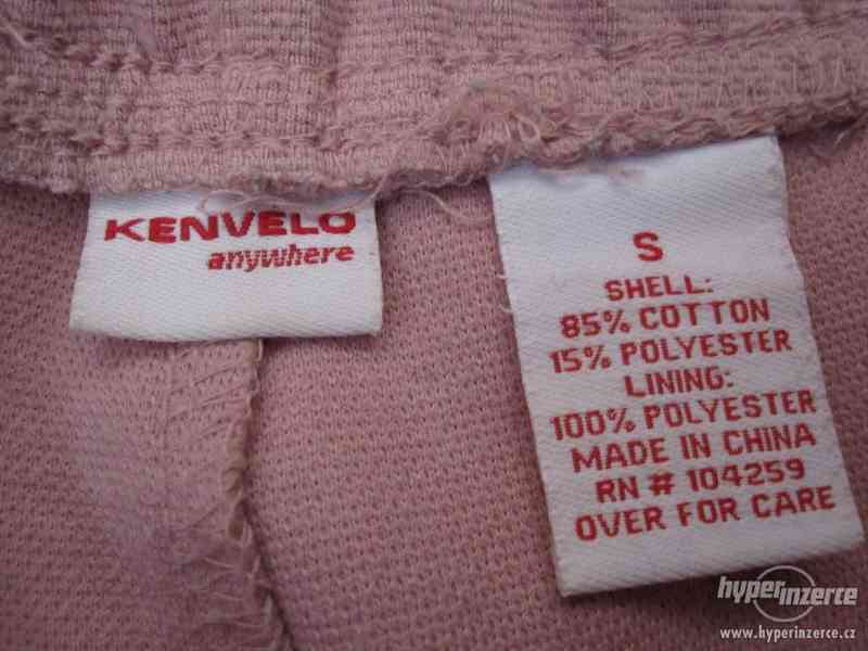 Tepláky dámské růžové Kenvelo - foto 2