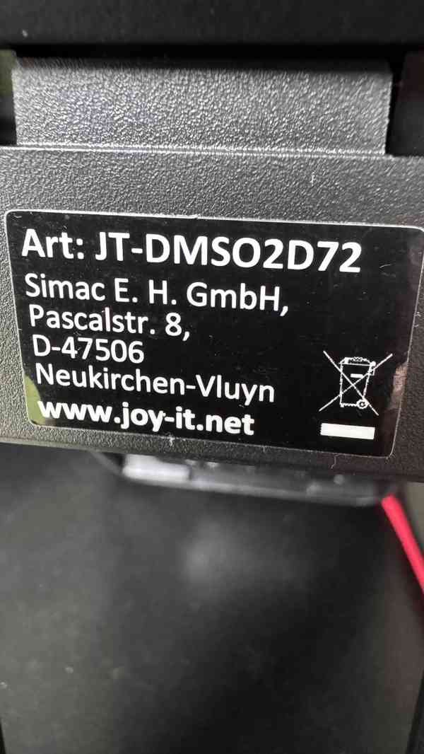 Osciloskop multimetr generátor signálů Joy-it DDMSO2D72 - foto 4