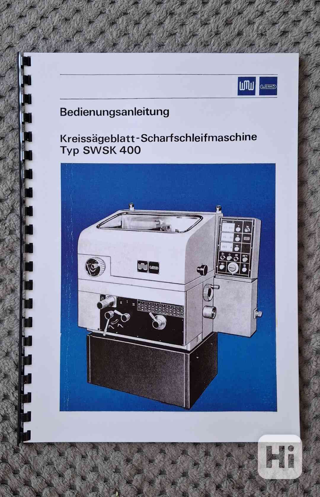Návod brusky na pily SWSK-400 - foto 1