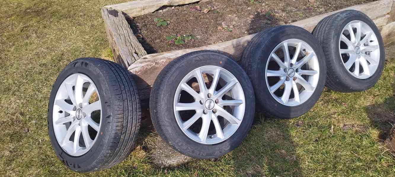 Skoda Octavia 1 - Prodám alu kola 205/55R16 s letními pneu - foto 2