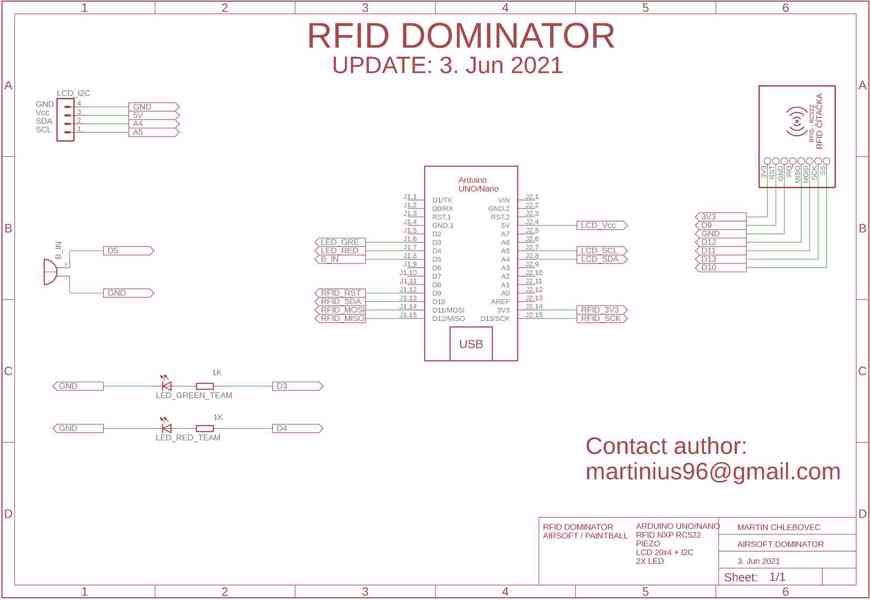 RFID Dominator pre Airsoft - Arduino - foto 6