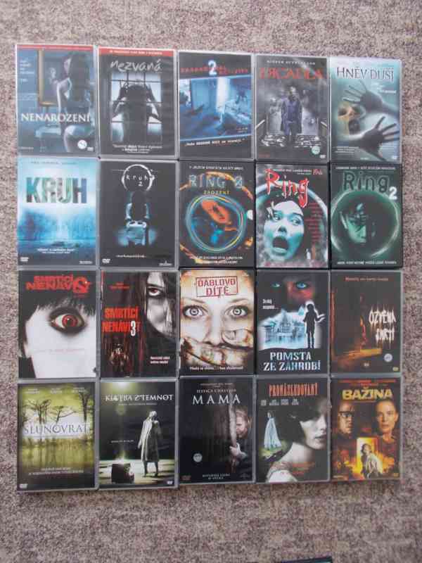 dvd - horory,thrillery,ostatní filmy
