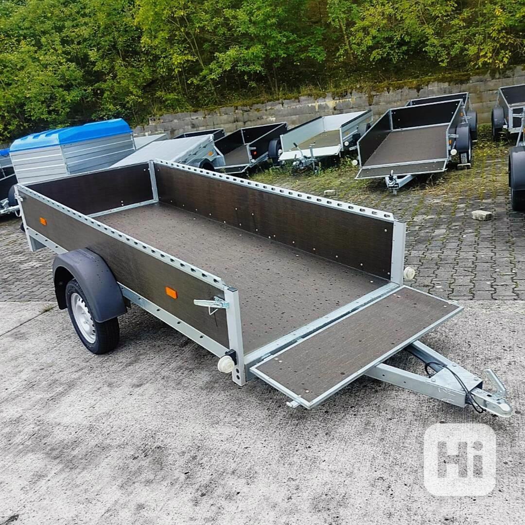 sleva 10.000Kč Profi přívěsný vozík 2,96mx1,26m, 130Km/H,DPH - foto 1