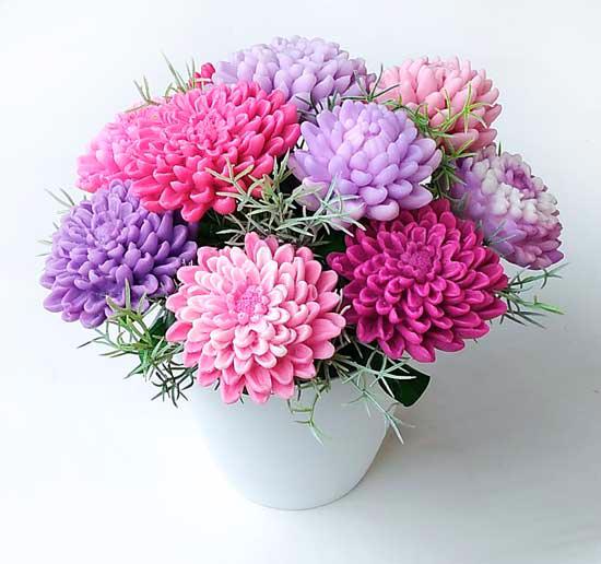 Dekorativní kytice z mýdla - foto 2