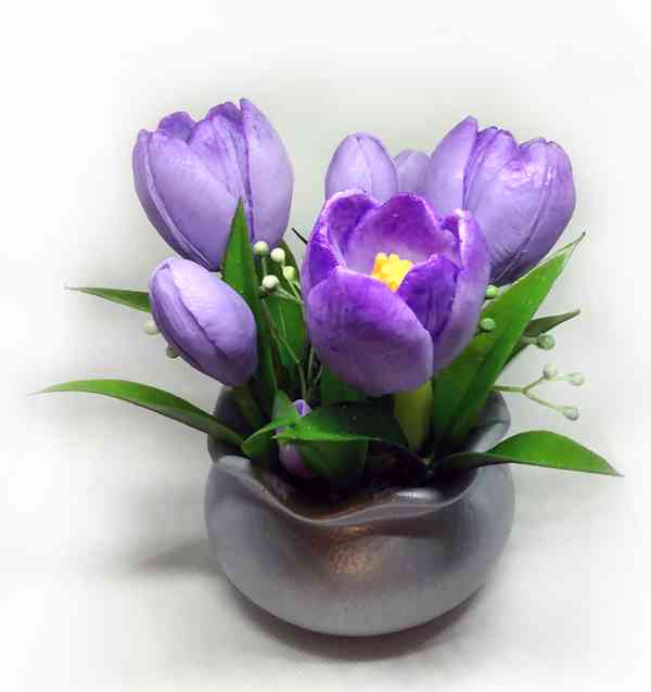 Dekorativní kytice z mýdla - foto 5