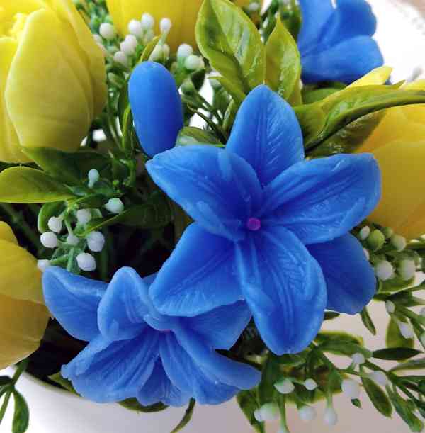 Dekorativní kytice z mýdla - foto 4