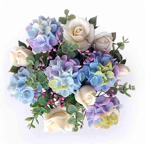 Dekorativní kytice z mýdla - foto 6