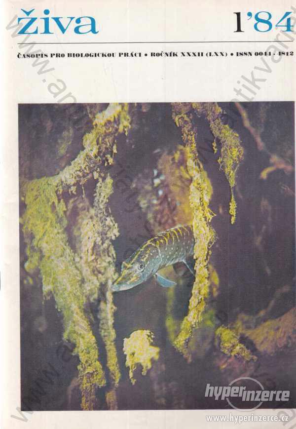 Živa časopis pro biologickou práci rok 1984 - foto 1