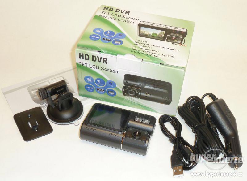Kamera do auta s LCD displejem, HD, DVR, TFT a nočním vidění - foto 2