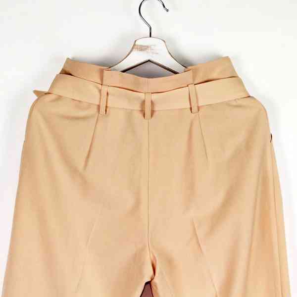 Miss Selfridge - Paperbag kalhoty meruňkové barvy Velikost:  - foto 5