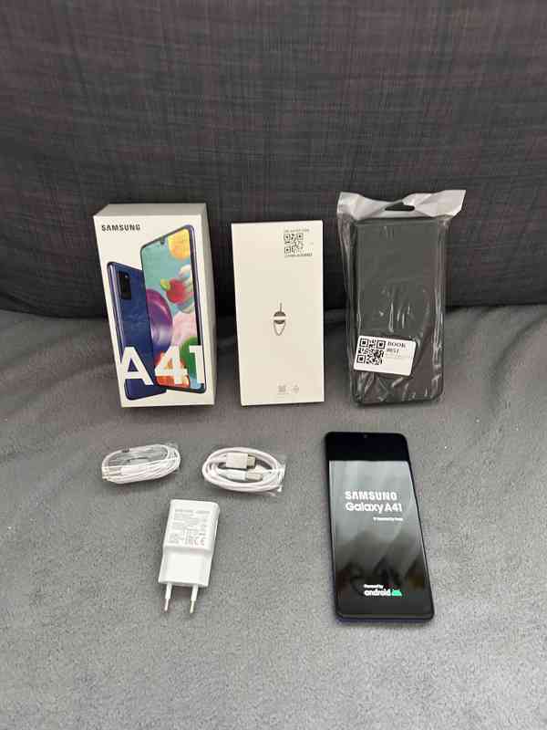 Samsung A41+kompl. krabička a přísl.+obal flip. - foto 9