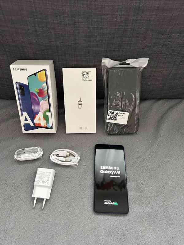 Samsung A41+kompl. krabička a přísl.+obal flip. - foto 3