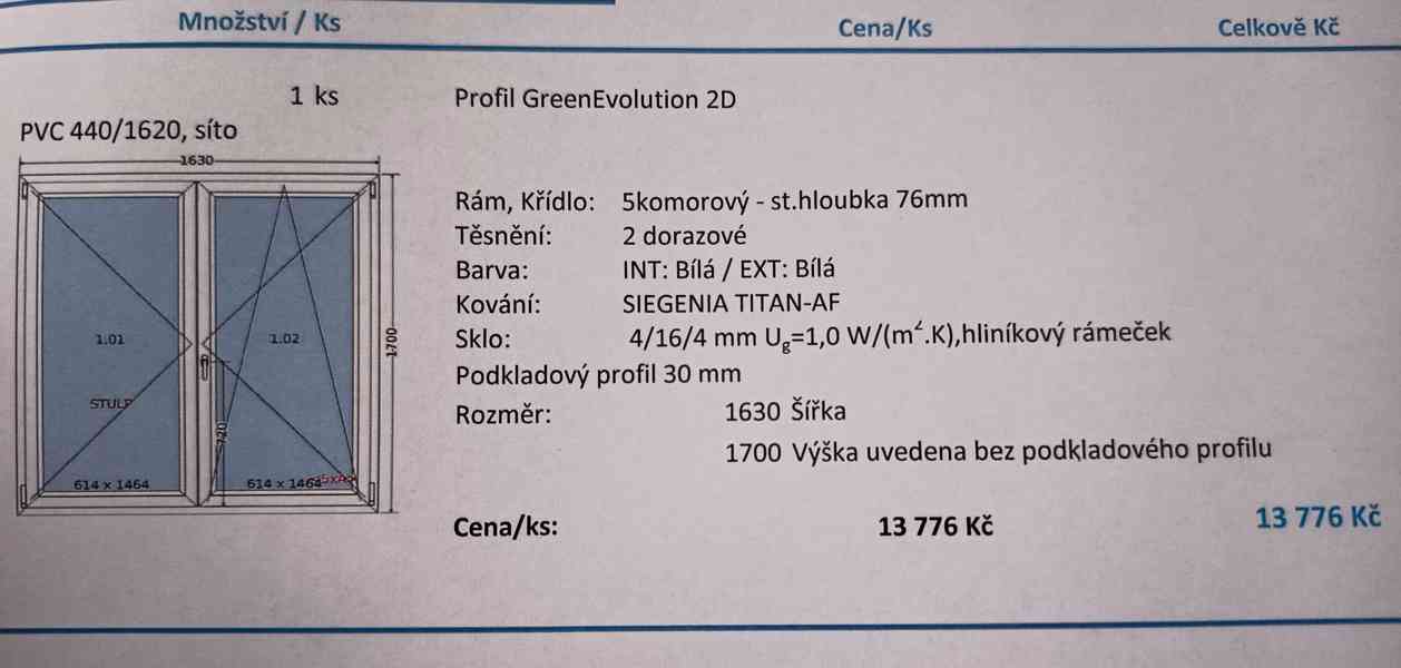 Nové, nepoužité plastové okno. - foto 2