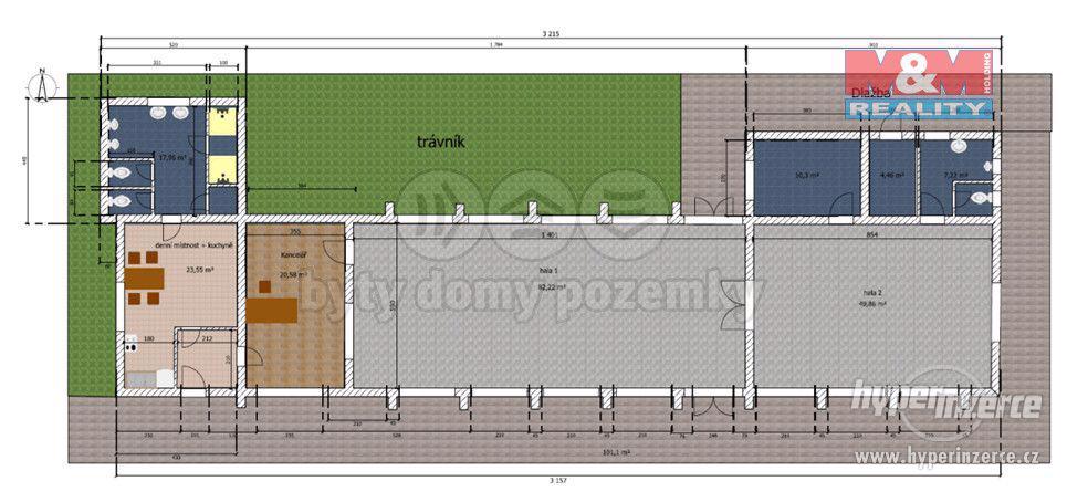 Pronájem výrobních a skladových prostor, 220 m?, Sobotka - foto 5