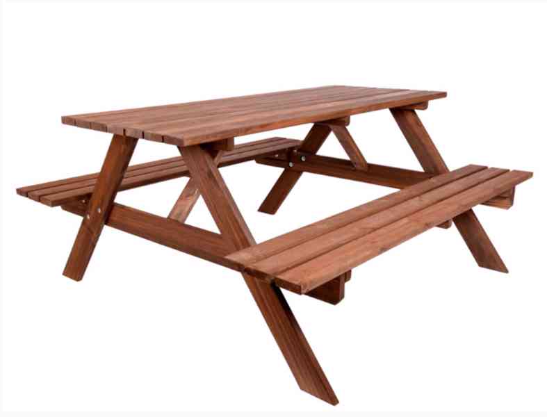 Set sezení venkovní stůl s lavicí