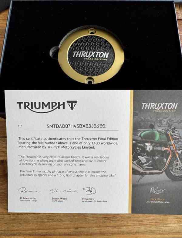 Triumph Thruxton 1200 RS Final Edition - foto 13
