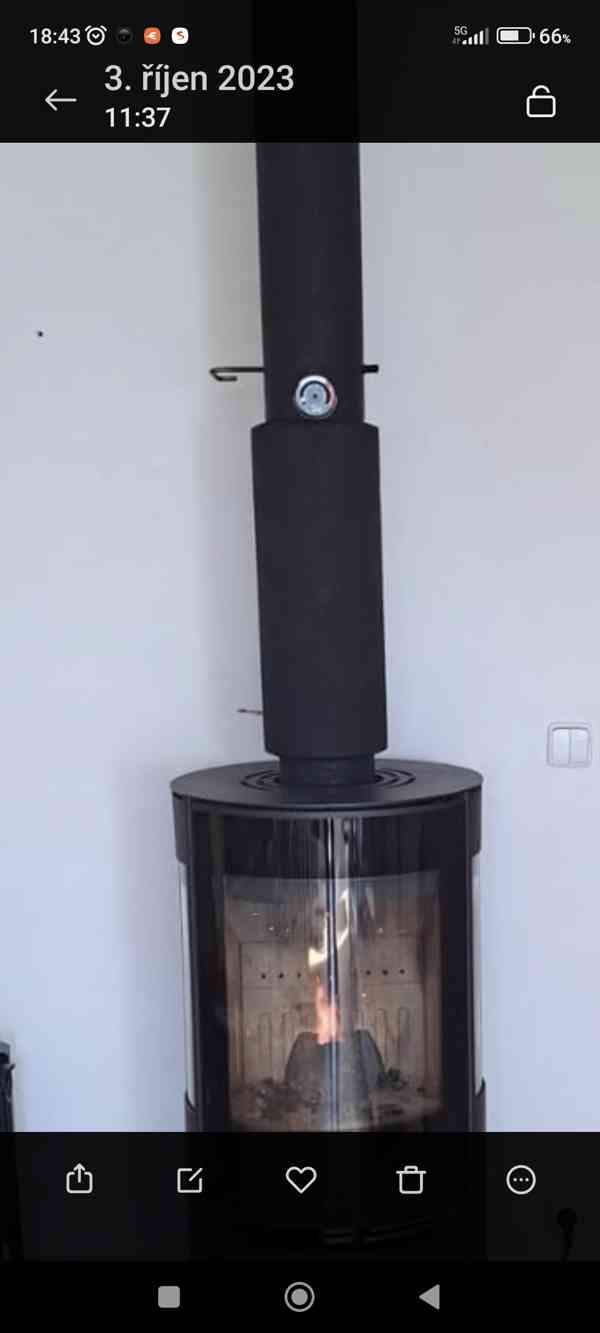 Teplovodní výměník na krb. vložku nerez prů. 150 - foto 5