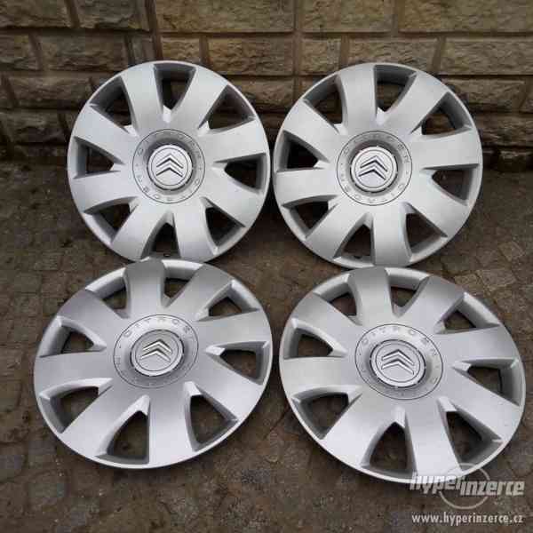 16"ZÁNOVNÍ HEZKÉ POKLICE(KRYTY KOL)ORIGINÁL CITROEN 4KS - foto 2