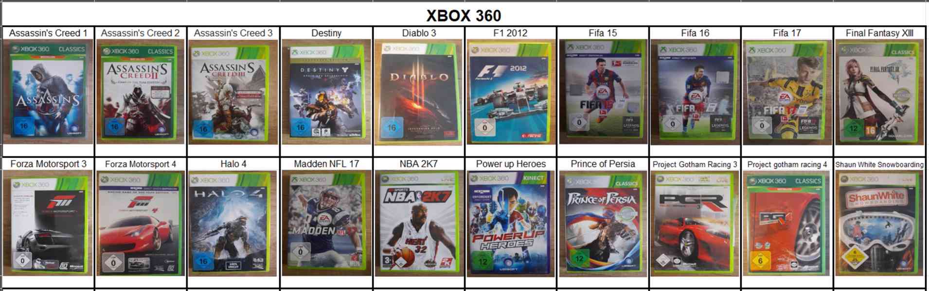 Hry na Xbox 360