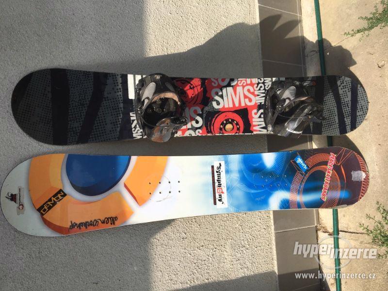 Snowboard Sims 155cm na prodej - foto 1