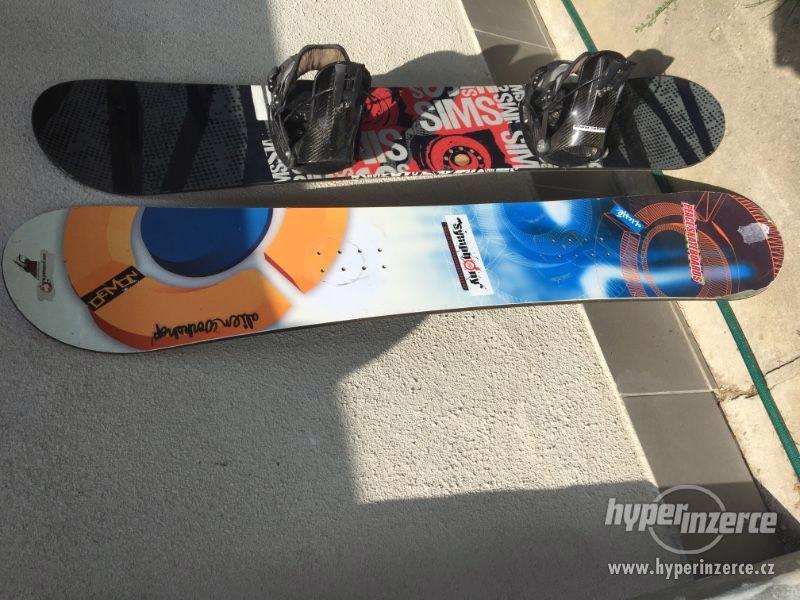 Snowboard Sims 155cm na prodej - foto 2