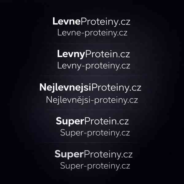 10 exkluzivních proteinových domén za jednu cenu pro váš nov