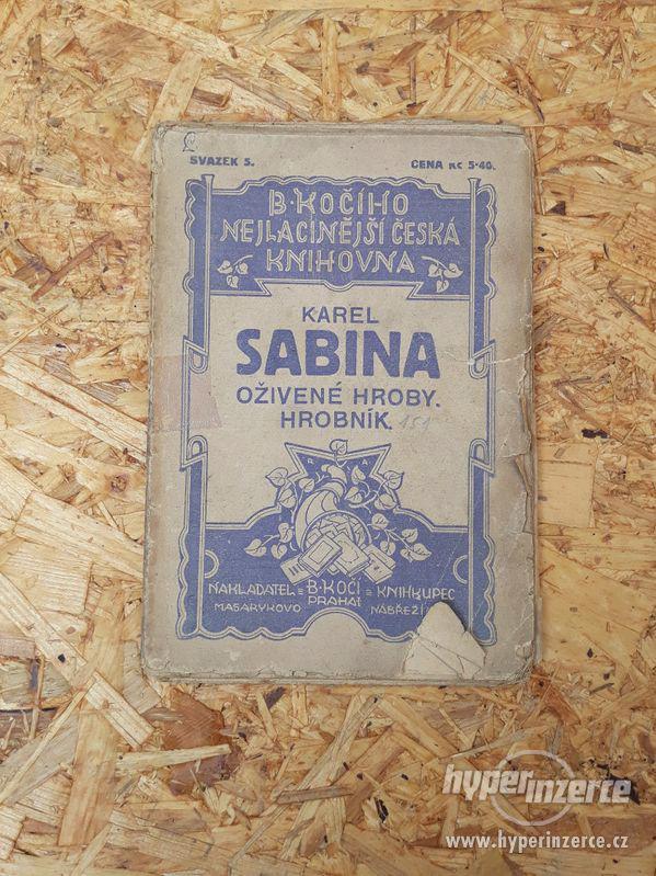 Kniha "K. Sabina Oživené hroby - Hrobník" - foto 1
