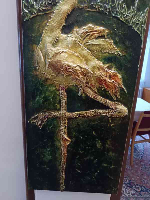 Plameňák odlitek - foto 2