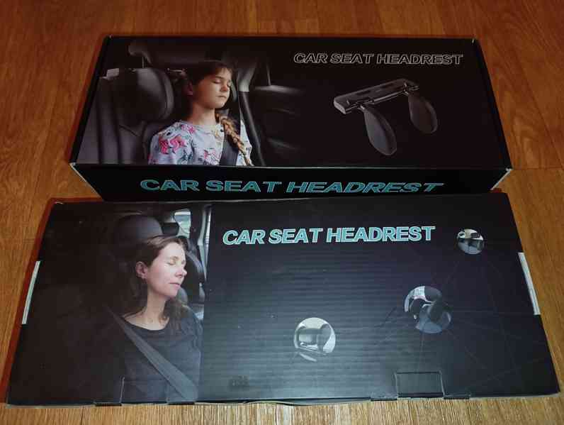 Prodám 2x sklápěcí opěrku hlavy do auta.  - foto 6