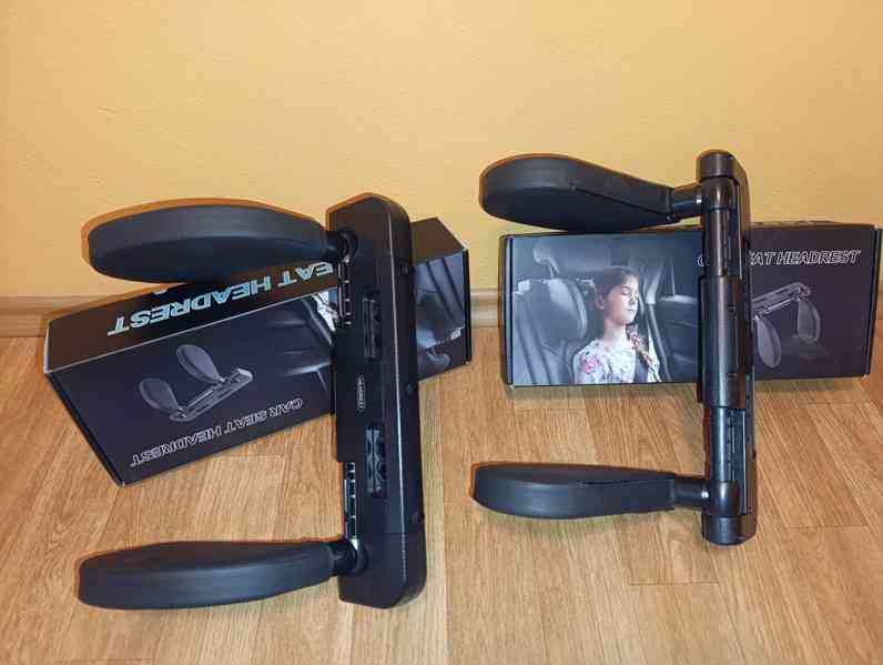 Prodám 2x sklápěcí opěrku hlavy do auta.  - foto 2