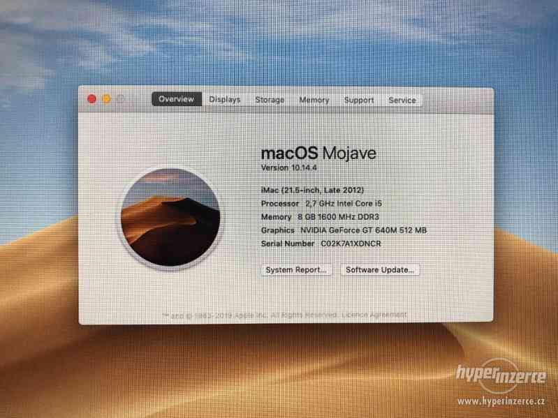 Prodám Apple iMac (21.5, Late 2012) - foto 3