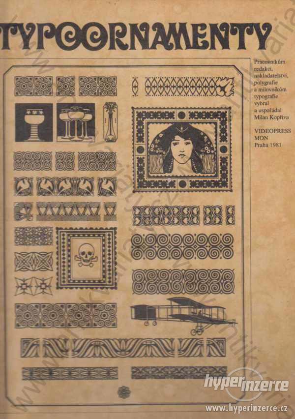 Typoornamenty, Milan Kopřiva, Videopress MON, 1981 - foto 1